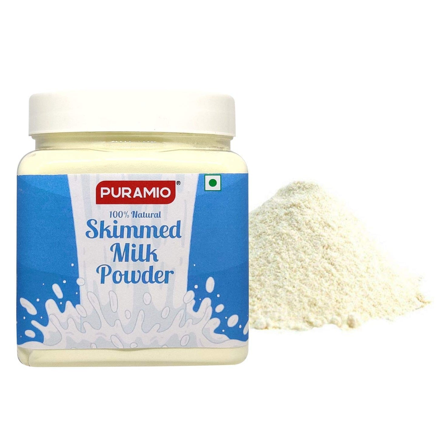 Puramio Combo Pack of - Skimmed Milk (350g) & Whole Milk (300g) Powder