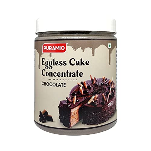 Puramio EGGLESS Cake Concentrate - Chocolate (For Chocolate & Plum Cake)