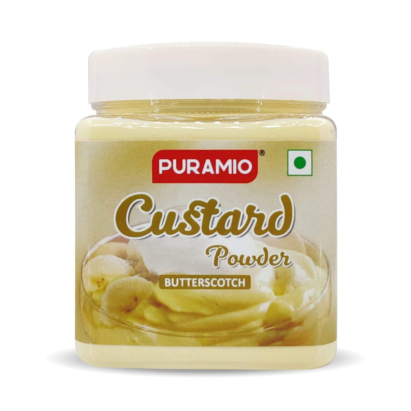 Puramio Custard Powder [Pack of 4]- Vanilla, Strawberry, Mango & Butterscotch, 250g Each