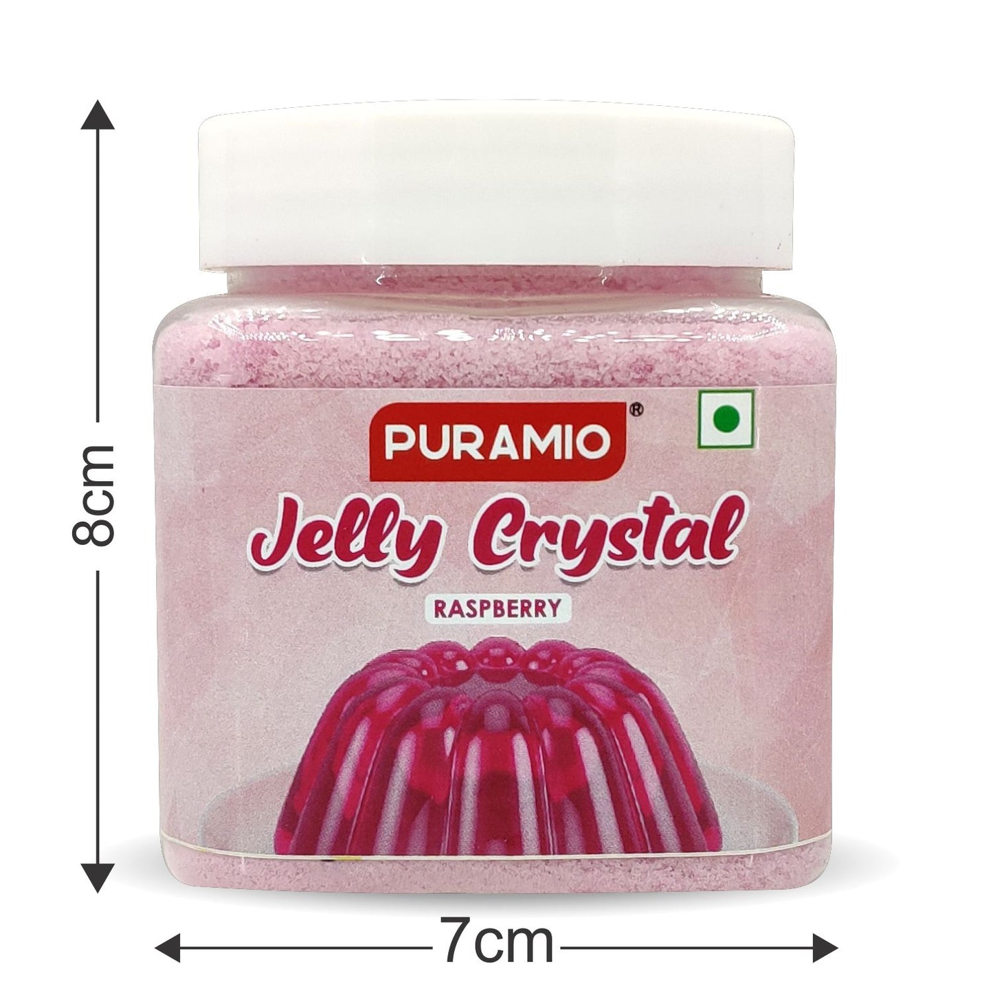 Puramio Jelly Crystal Raspberry , 200g