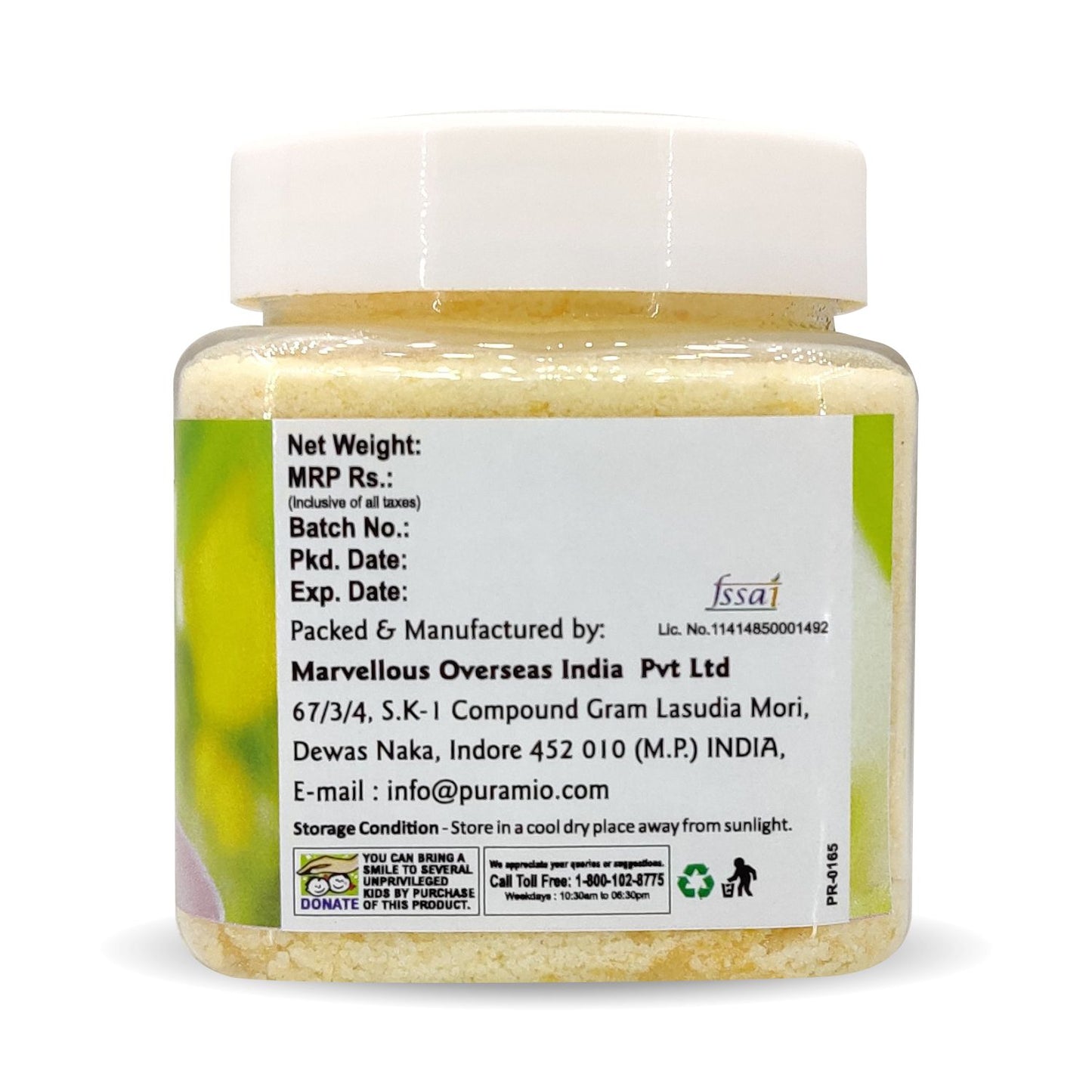 Puramio Jelly Crystal Mango , 200g