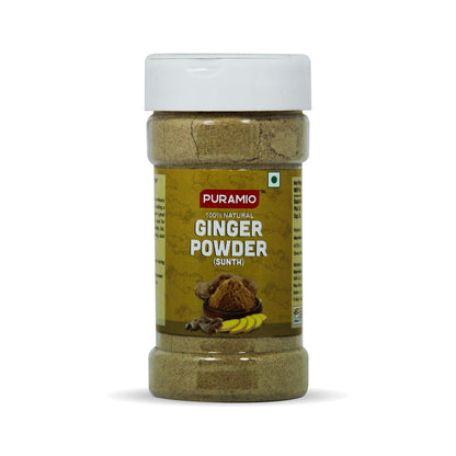 Puramio Sprinkler Jar Combo (Pack of 3)- White Onion Powder (100g), Garlic Powder (100g) and Ginger Powder (100g)