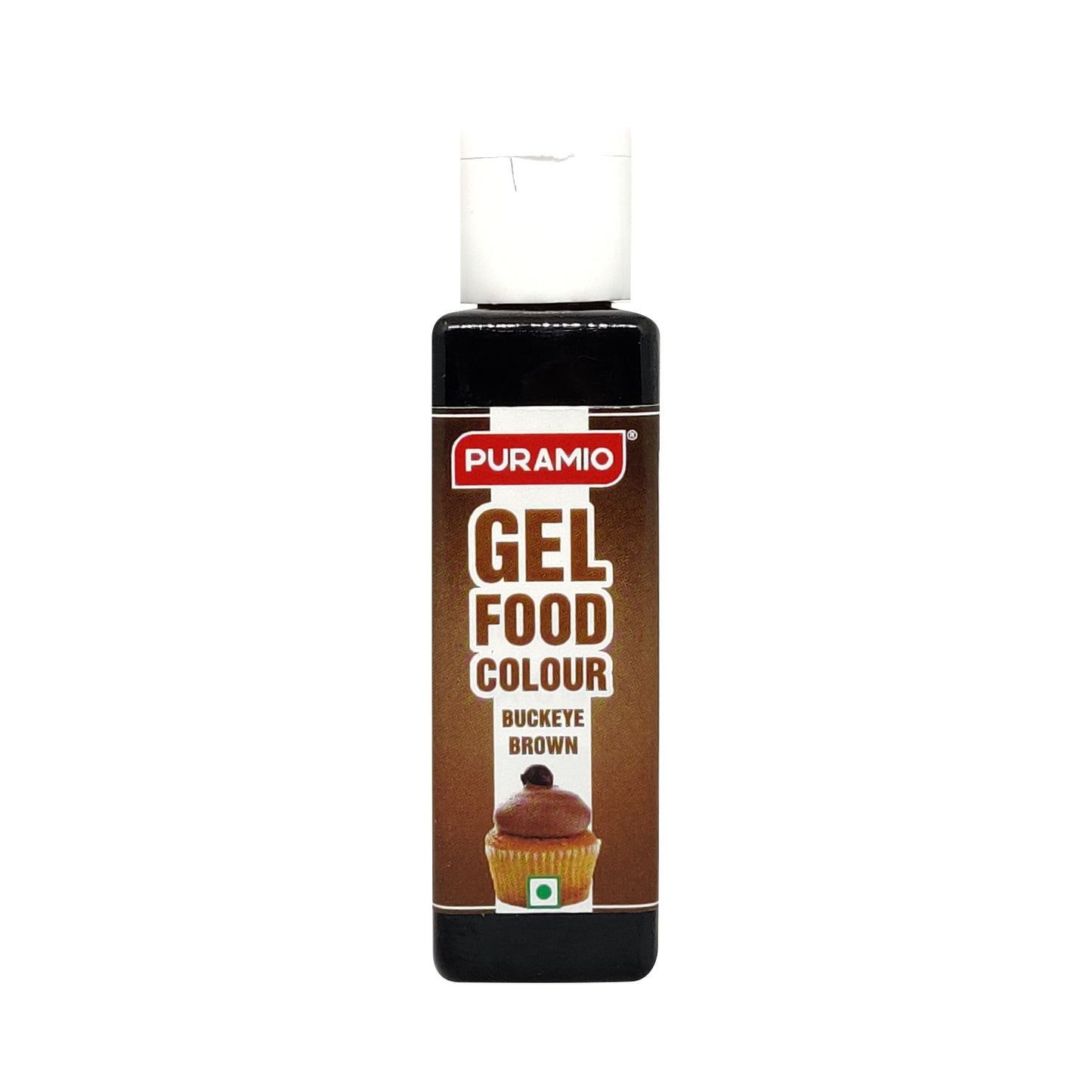 Puramio Gel Food Colour - Buckeye Brown, 30g