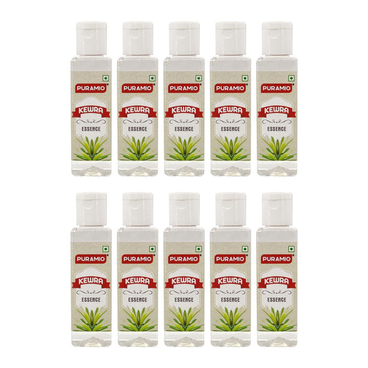 Puramio Kewra Culinary Essence - Pack of 10, 30ml Each