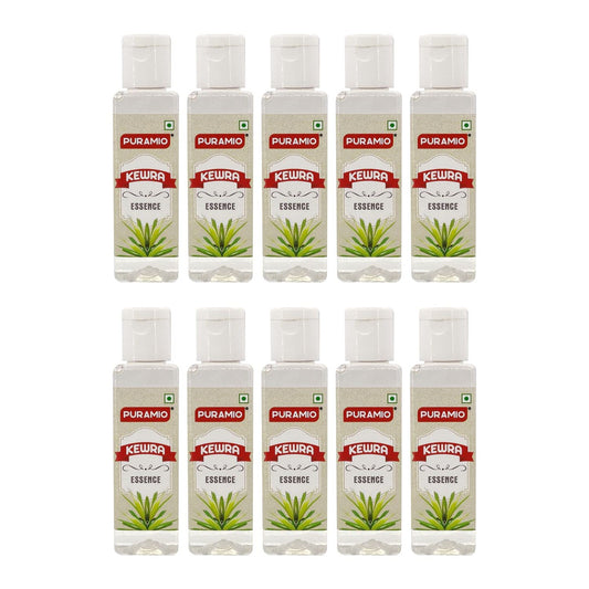 Puramio Kewra Culinary Essence - Pack of 10, 30ml Each