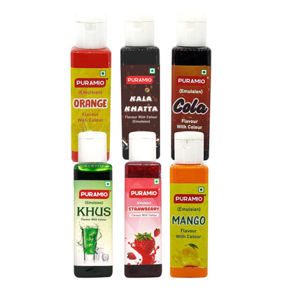 Puramio Flavours with Color (Emulsions) - Combo Packs