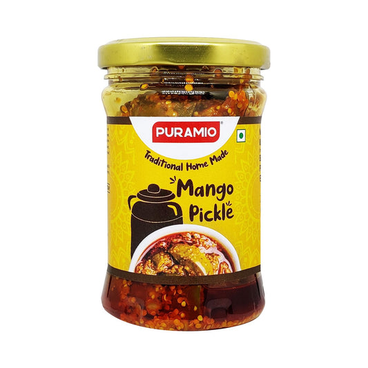 PURAMIO "Traditional Home Made Mango Pickle / (Aam Ka Achar)" 225gm