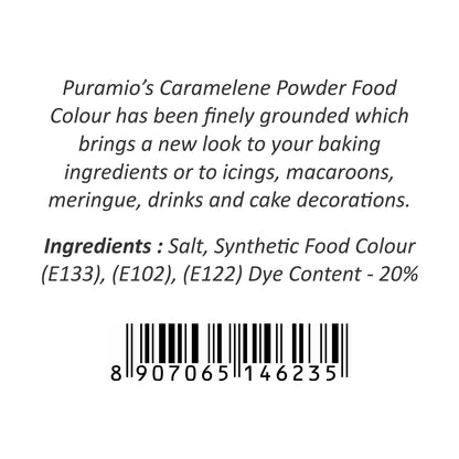 Puramio Powder Food Colour - Caramelene 125g