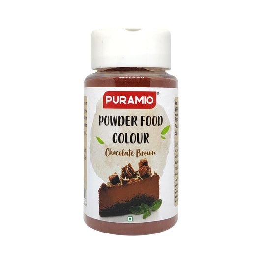 Puramio Powder Food Colour - Chocolate Brown 125g