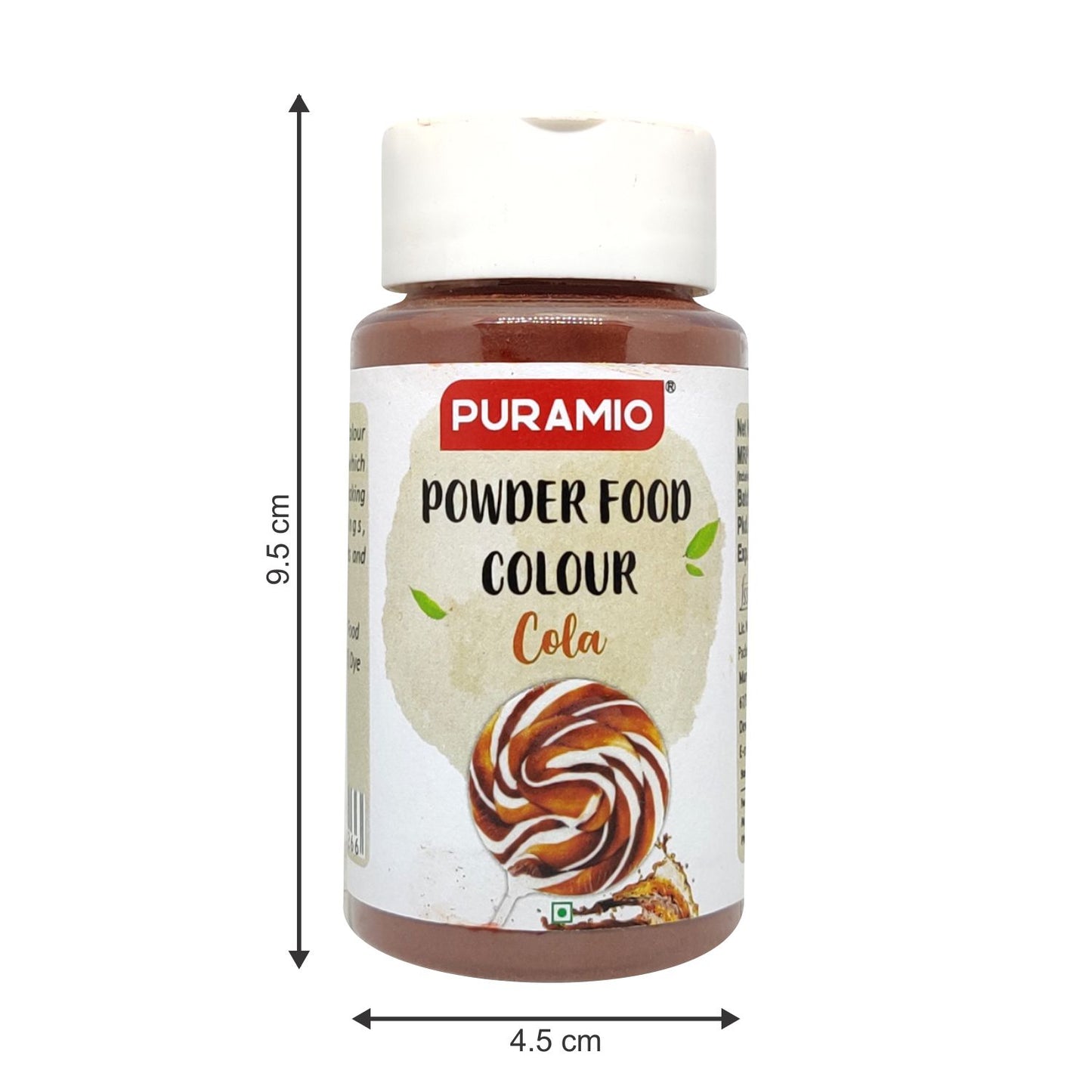 Puramio Powder Food Colour - Cola 125g