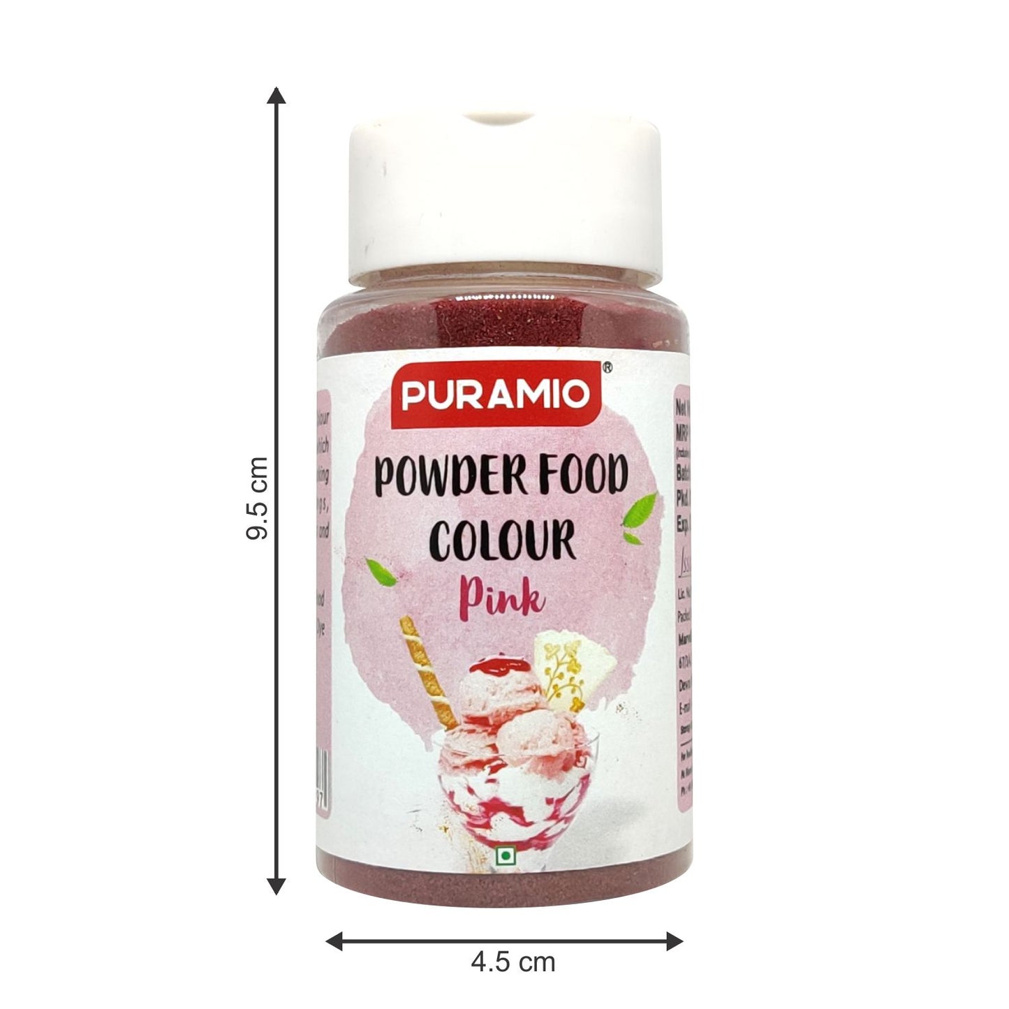 Puramio Powder Food Colour - Pink 125g