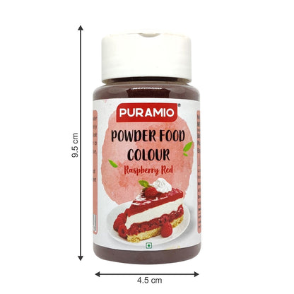 Puramio Powder Food Colour - Raspberry Red 125g