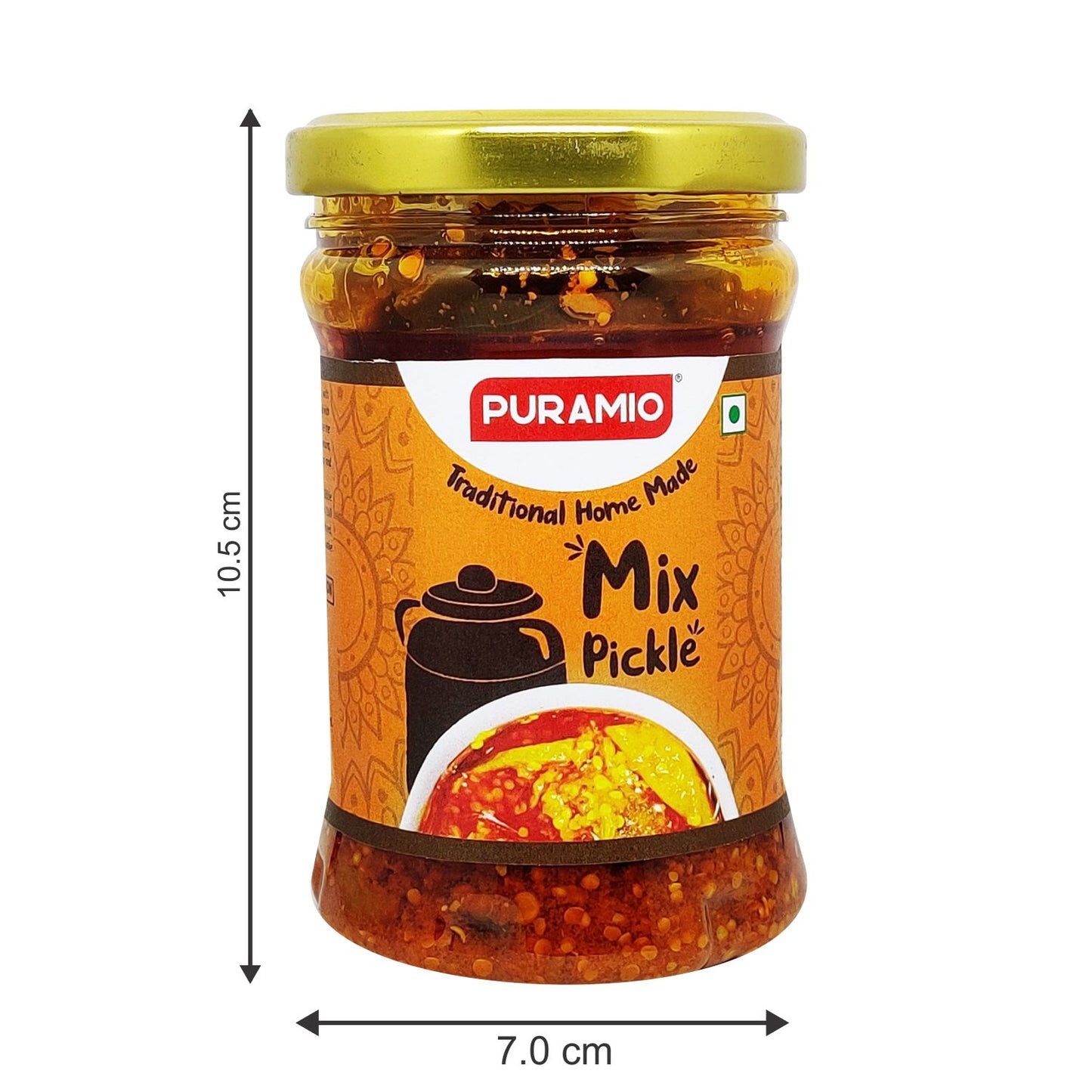 Puramio "Traditional Home Made Mixed Pickle", 275gm