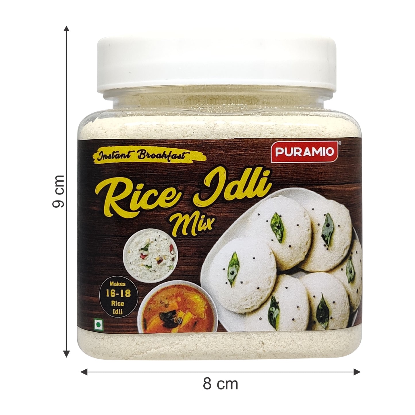Puramio Instant Breakfast Mix Combo (Pack of 7) - Rice Dosa, Rice Idli, Rava Idli, Ragi Dosa, Upma, Masala Upma & Sambhar - 200g Each