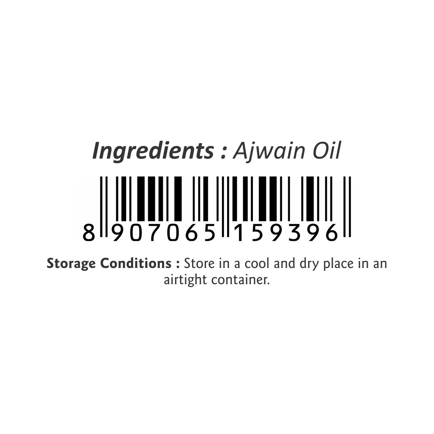 Puramio Ajwain Essential Oil [Undiluted]100% Natural & Pure, 30ml