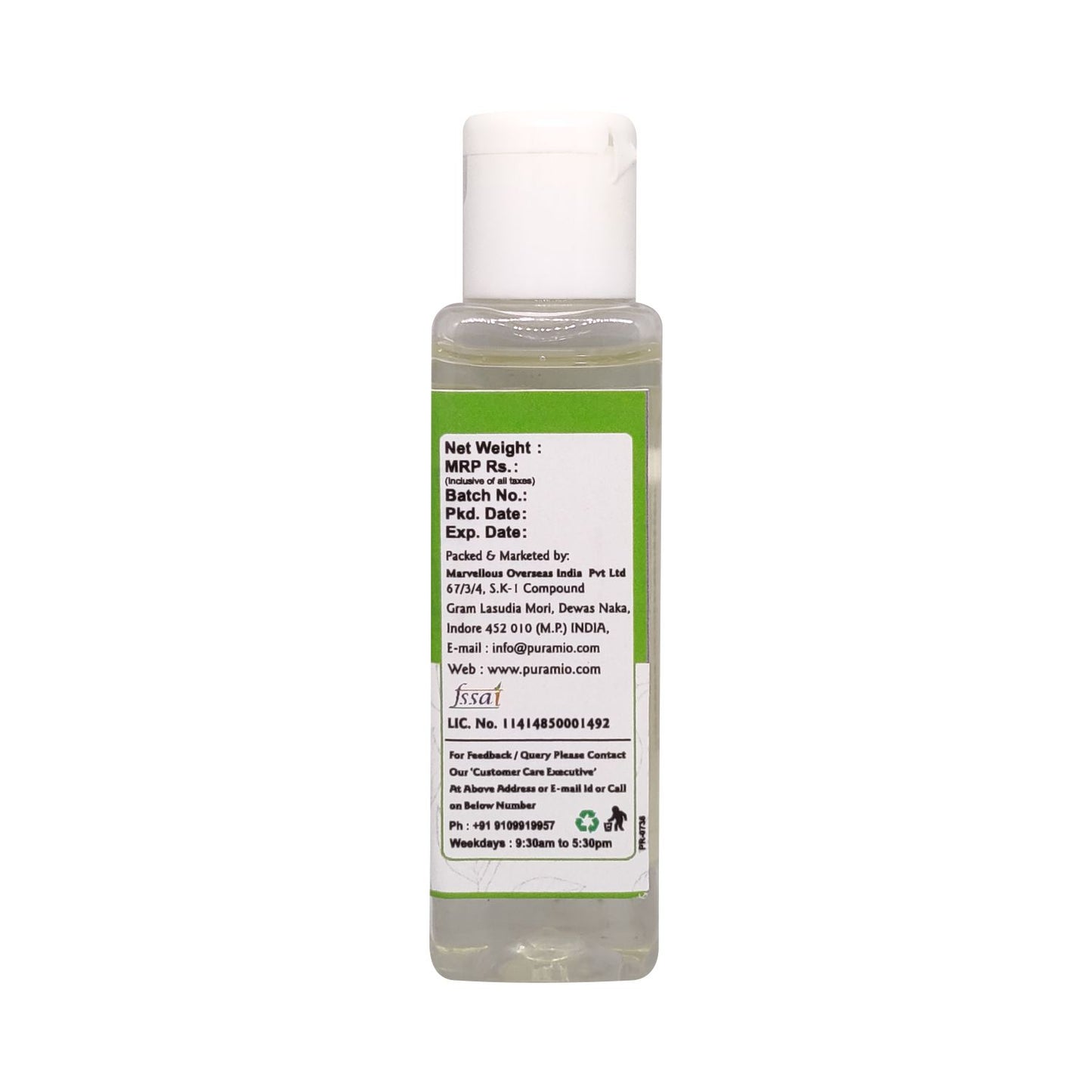 Puramio Peppermint Essential Oil [Undiluted]100% Natural & Pure, 30ml