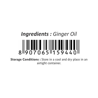 Puramio Ginger Essential Oil [Undiluted]100% Natural & Pure, Helps Reduce Dandruff, Acne & Wrinkles, 30ml