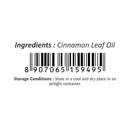 Puramio Cinnamon Leaf Essential Oil [Undiluted]100% Natural & Pure, 30ml