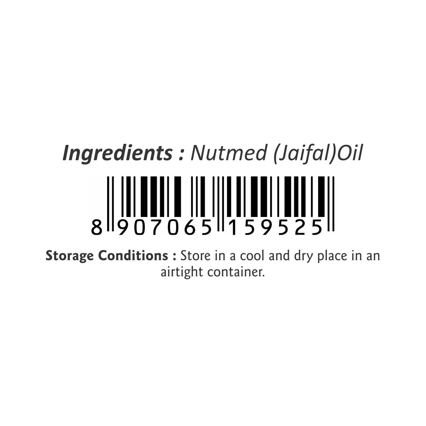 Puramio Nutmeg (Jaifal) Essential Oil [Undiluted]100% Natural & Pure, 30ml