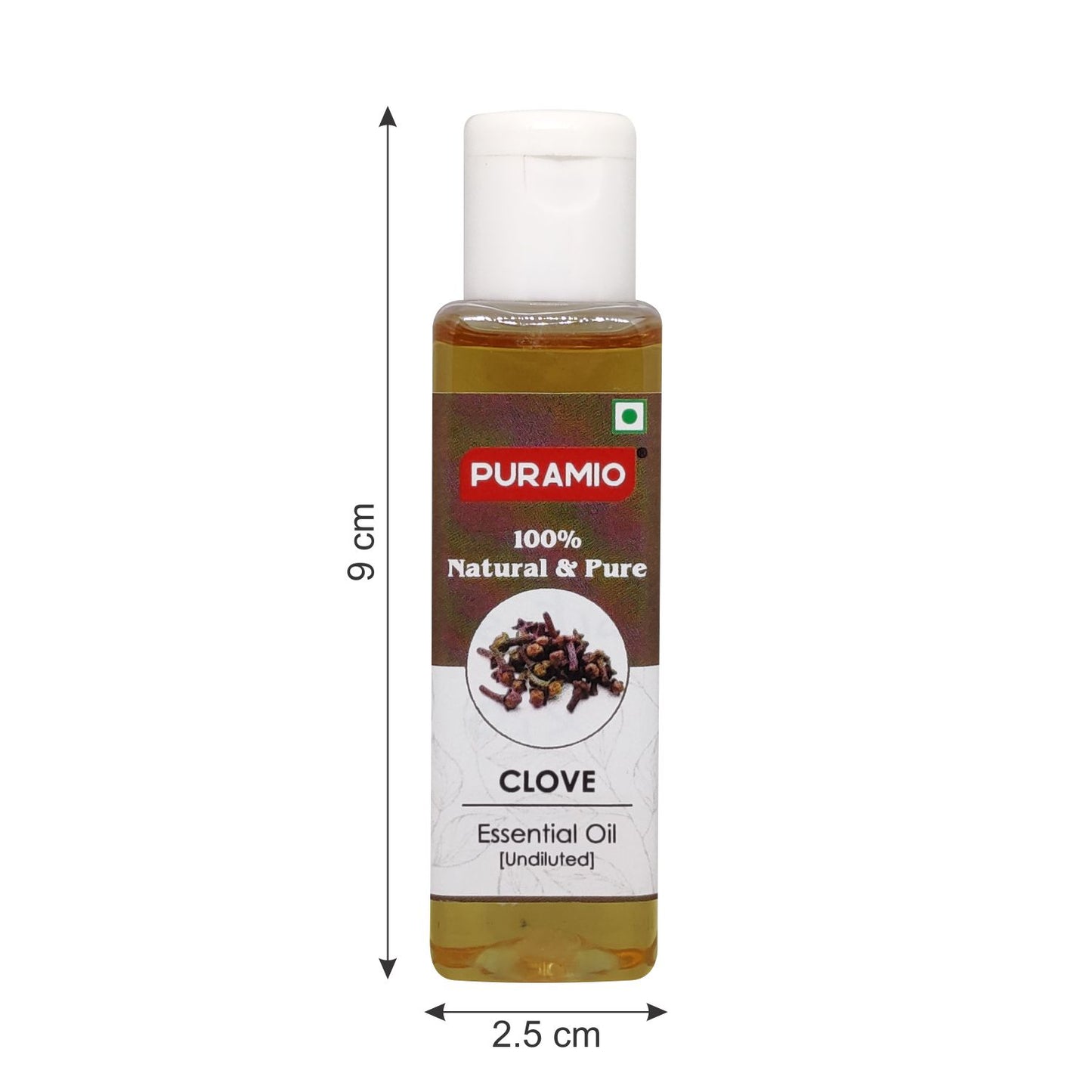 Puramio Clove Essential Oil [Undiluted]100% Natural & Pure,Therapeutic Grade (Clove (Lavang) 30ml