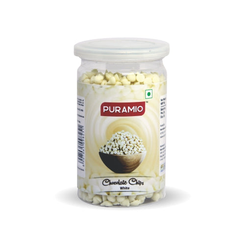 Puramio Chocolate Chips - White , 200g