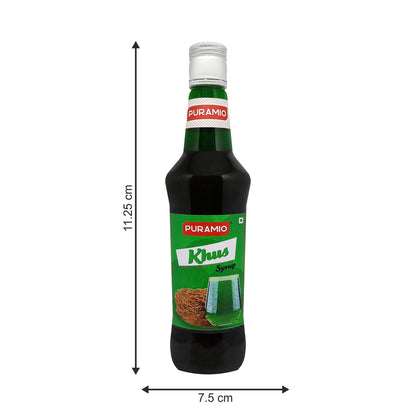 Puramio Khus Syrup for Cocktails/Mocktails, 750ml