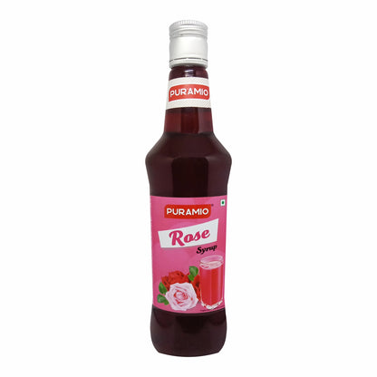 Puramio Rose Syrup for Cocktails/Mocktails, 750ml
