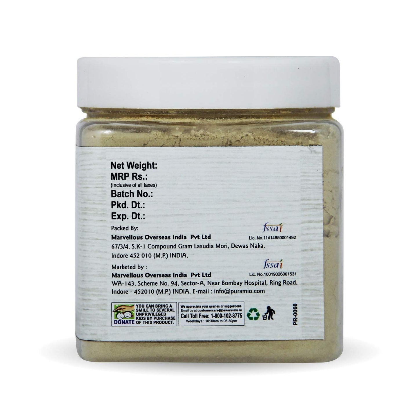 Puramio Combo Pack of White Onion Powder (200g) and Garlic Powder (250g)